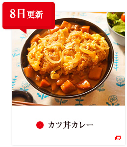 8日更新 カツ丼カレー